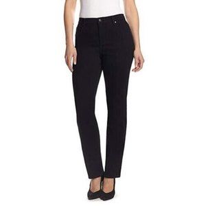 NWT Gloria Vanderbilt Women Amanda Jeans classic fit Black